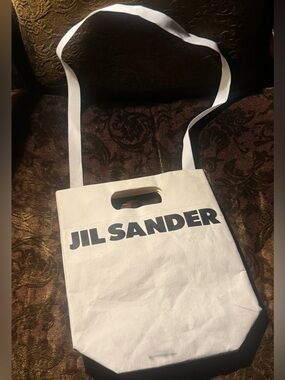 JIL SANDER CANVAS TOTE with STRAP